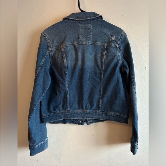 NWOT Women’s Blue Jean Jacket, Classic Oversized Denim - Picture 2 of 3